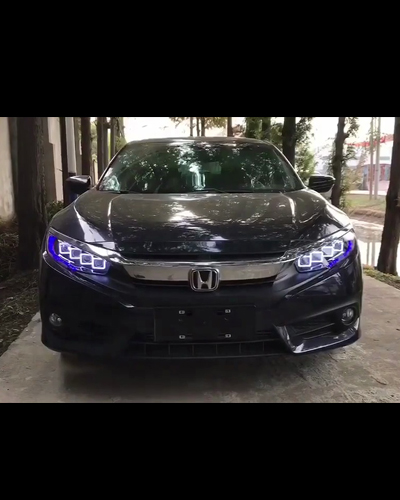 ĐÈN PHA LED ĐỘ HONDA CIVIC MẪU CHIRON